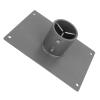 Adfaga Satellite Mounting Kit Flat Pipe Adapter Heavy Duty Aluminum Alloy Roof Pole Mount for Gen 3 Uta 232 Wedge Mount Internet Antenna Stable Secure Installation view 3