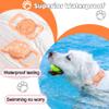 Compatible with Airtag Dog Collar Holder, [1 Pack] Glow in The Dark & Glitter Waterproof Air tag Holder, Silicone Full Body Covered Protective Air tag Case - Fits All Width Collars, Orange Glitter view 3