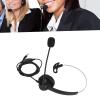 BowyTrading H360-3.5VA Call Center Headset, Single Ear Business Headphone with Noise Cancelling Microphone, Professional VOIP Telephone Headset for Office Customer Service, Adjustable Volume view 2