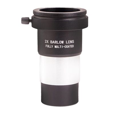 CASYDYEN 2X Barlow Lens 1.25 Inch Metal Multi-Coated Telescope Accessory with M42 Thread for Telescope Eyepiece and Camera Connection