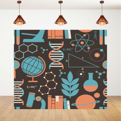 5x3ft Chemical Science Lab Backdrop School Chemistry Lab Experiments Mad Scientist Kids Happy Birthday Party Photography Background Photo Studio Props