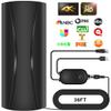 3600+ Miles TV Antenna Indoor, 360 Reception Digital Antenna for Smart TV and Old TVs, HD Antenna for Local Channels with Amplifier Signal Booster Support 4K 8K 1080p -38ft Thick Coaxial Cable view 1
