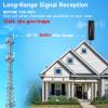3600+ Miles TV Antenna Indoor, 360 Reception Digital Antenna for Smart TV and Old TVs, HD Antenna for Local Channels with Amplifier Signal Booster Support 4K 8K 1080p -38ft Thick Coaxial Cable view 3