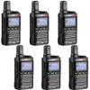 KSUN 4G LTE Network Lifetime Free PTT Nationwide Walkie Talkies Unlimited Range with Pre-Paid Sim Cards Global POC Radios Gifts for Family Bus Drivers Christmas CT16 (6 Pack) view 1