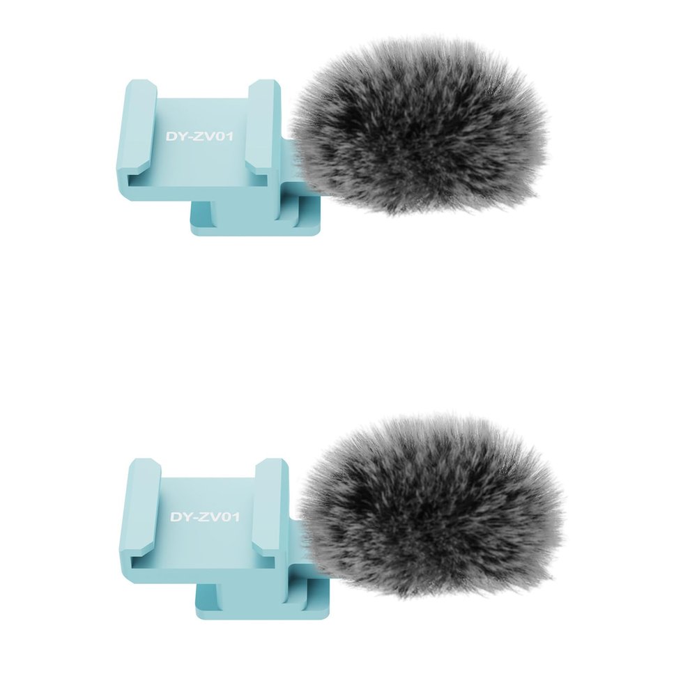 The 2-Piece Set of DY-ZV01 top Microphone Windproof Sponge Wool Cover Cold Shoe Accessories is Suitable for Sony Cameras ZV-1, ZV-1 II, ZV-1F, ZV-E10, ZV-E10M2 and ZV-E1 (DY-ZV01 2PCS)