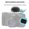 The 2-Piece Set of DY-ZV01 top Microphone Windproof Sponge Wool Cover Cold Shoe Accessories is Suitable for Sony Cameras ZV-1, ZV-1 II, ZV-1F, ZV-E10, ZV-E10M2 and ZV-E1 (DY-ZV01 2PCS) view 2