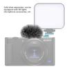 The 2-Piece Set of DY-ZV01 top Microphone Windproof Sponge Wool Cover Cold Shoe Accessories is Suitable for Sony Cameras ZV-1, ZV-1 II, ZV-1F, ZV-E10, ZV-E10M2 and ZV-E1 (DY-ZV01 2PCS) view 3