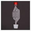 DOUDOUSUN Wires and Cables Snug Kit Homebrew Beer & Wine Glass Carboy #6 Silicone Stopper with Airlock 8 mm Hole Food Grade Fermentation Wires and Cables(A1) view 1