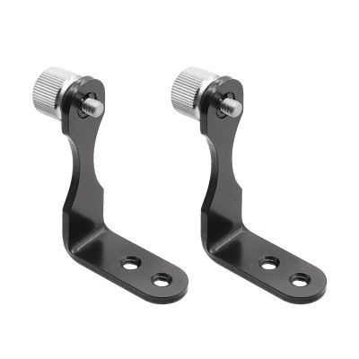 CASYDYEN Universal L Type Metal Binocular Tripod Adapter, for Binoculars with 1/4" Screw Hole - Compatible with Standard Tripod, L-Shaped Mount Bracket for Binoculars(2 Pack)