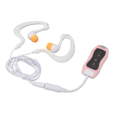 Luocute IPX8 Water Proof MP3 Player, 8GB Music Player with Headphones for Swimming Running Biking, USB Rechargeable, MP3 WMA Playback, Ergonomic Design (8GB)