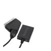 Treayes HDMI-Compatible to SCART Video Audio Converter Adapter for HD TV DVD for Sky Box STB Plug and Play Power Cable view 3