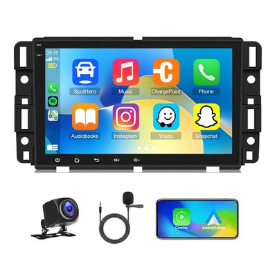 2G+64G Car Radio Upgrade for Chevrolet Silverado LT 2008 with Wireless CarPlay and Android Auto, 8 Inch Touchscreen Android 13 Double Din Car Stereo w/Bluetooth GPS WiFi FM RDS SWC