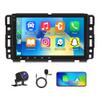 2G+64G Car Radio Upgrade for Chevrolet Silverado LT 2008 with Wireless CarPlay and Android Auto, 8 Inch Touchscreen Android 13 Double Din Car Stereo w/Bluetooth GPS WiFi FM RDS SWC view 1