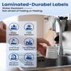 10-Pack TZe231 Tz Tape 12mm 0.47 Laminated White Replace for Brother Label Maker Tape Tze-231 Compatible with Brother Label Maker view 4
