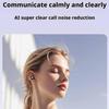 2026 New Clip-On Open-Ear Headphones  Wireless Bluetooth Earbuds with AI Noise Cancelling, Rhinestone Decor & Water Resistant, High Resolution, Clear Sound Quality (Black) view 2