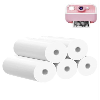 5 Rolls Kids Instant Camera Print Refill Paper for DUDUDRAGON M8,UYRUREL Eco-friendly Thermal Printing Paper for Children's Camera,Instant Printing Without Jams.