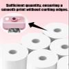 5 Rolls Kids Instant Camera Print Refill Paper for DUDUDRAGON M8,UYRUREL Eco-friendly Thermal Printing Paper for Children's Camera,Instant Printing Without Jams. view 2