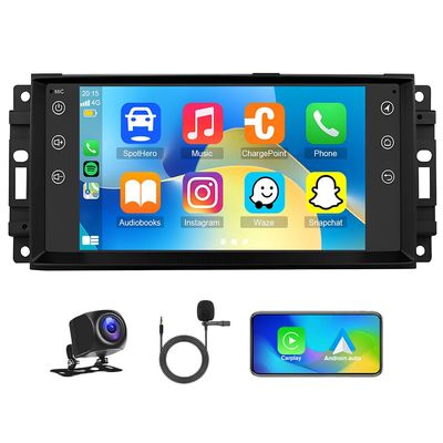 2G+64G Car Radio Upgrade for Chrysler Cirrus 2007-2012 with Wireless CarPlay and Android Auto, 7 Inch Touchscreen Android 13 Double Din Car Stereo w/Bluetooth GPS WiFi FM RDS SWC Camera