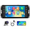 2G+64G Car Radio Upgrade for Chrysler Cirrus 2007-2012 with Wireless CarPlay and Android Auto, 7 Inch Touchscreen Android 13 Double Din Car Stereo w/Bluetooth GPS WiFi FM RDS SWC Camera view 1