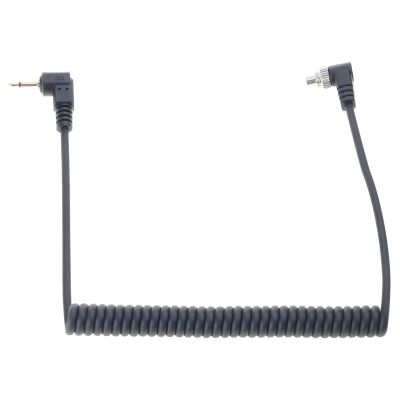 Extendable Flashing Synchronization Cord PC to 2.5mm Spring Coiled Design Space Saving Flashing Syncing Cable Photography Gear Durability PVC Accessory Cable