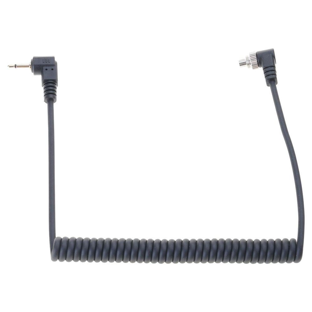 Extendable Flashing Synchronization Cord PC to 2.5mm Spring Coiled Design Space Saving Flashing Syncing Cable Photography Gear Durability PVC Accessory Cable
