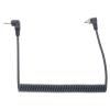 Extendable Flashing Synchronization Cord PC to 2.5mm Spring Coiled Design Space Saving Flashing Syncing Cable Photography Gear Durability PVC Accessory Cable view 1