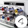 Extendable Flashing Synchronization Cord PC to 2.5mm Spring Coiled Design Space Saving Flashing Syncing Cable Photography Gear Durability PVC Accessory Cable view 3