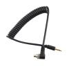Extendable Flashing Synchronization Cord PC to 2.5mm Spring Coiled Design Space Saving Flashing Syncing Cable Photography Gear Durability PVC Accessory Cable view 4