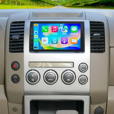 2+64G Double Din Car Stereo for Nissan Pathfinder 2005-2010,7" Touch Screen Car Radio for Pathfinder 2005-2010 w/Carplay Android Auto Head Unit GPS Navi Bluetooth MirrorLink SWC Backup Camera