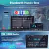 2+64G Double Din Car Stereo for Nissan Pathfinder 2005-2010,7" Touch Screen Car Radio for Pathfinder 2005-2010 w/Carplay Android Auto Head Unit GPS Navi Bluetooth MirrorLink SWC Backup Camera view 3