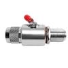 1pc 0-3GHz N Male to N Female Bulkhead Surge Arrester Protector - Reliable Lightning Arrestor for Outdoor Use view 1