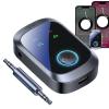 Wireless Adapter - Airplane Tool, Multipoint Stereo Link, Double Stream Audio, High Definition, Travel Electronic Gear, Small Black Device for Tvs PC Cell Phones Speakers Headphones view 1