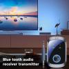 Wireless Adapter - Airplane Tool, Multipoint Stereo Link, Double Stream Audio, High Definition, Travel Electronic Gear, Small Black Device for Tvs PC Cell Phones Speakers Headphones view 3