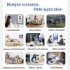 21.5" Portable Smart Touchscreen TV Android 13 Rotating Mobile Monitor on Casters All in One Home Entertainment Center(White-6+128G) view 3
