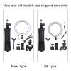 10in LED Ring Light Dimmable, Photography Lamp with Phone Clip, Foldable Tripod 3 Lighting Colors, USB Powered Studio Light for Live Streaming, Makeup, YouTube Videos view 3