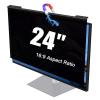 24" Magnetic Privacy Screen with Anti-Glare, Hanging Removable Anti-Blue/Glare Protector Film, Anti Scratch Screen for 16:9 Monitors,24in view 1