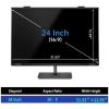 24" Magnetic Privacy Screen with Anti-Glare, Hanging Removable Anti-Blue/Glare Protector Film, Anti Scratch Screen for 16:9 Monitors,24in view 2
