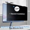 24" Magnetic Privacy Screen with Anti-Glare, Hanging Removable Anti-Blue/Glare Protector Film, Anti Scratch Screen for 16:9 Monitors,24in view 4