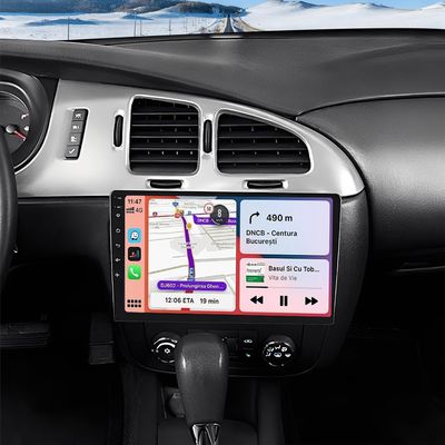 10.1 Inch Car Stereo for Chevy Monte Carlo 2006-2007 with Wireless CarPlay and Android Auto, Upgrade Android 14 Double Din Car Radio Head Unit Support GPS Bluetooth Voice Control WiFi FM Camera, 2+32G