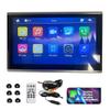 11.6" 4K IPS Car Headrest Monitor - 1080P Touchscreen, Ambient Lighting, Bluetooth, Compatible with Carplay & Android Auto, Perfect for Road Trips & Family Travel view 1