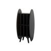 LIAN16PENG CD Rack Modern Creativity Wooden Vinyl Record Storage Cabinet for Living Room Bedroom Lounge Disc Rack(Black) view 1