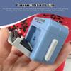 AwnsIMfreien Mini Tape Recorder, 2Pcs Mini Tape Recorder Keychain, Plastic Recordable Retro Cassette Keychain for Backpacks, Handbags, Portable view 3