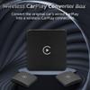 Car Wireless Carplay Box Wireless Android Auto Converter Box 5.0 Bluetooth Support Wireless Carplay Adapter for Automobile Player (Black) view 2