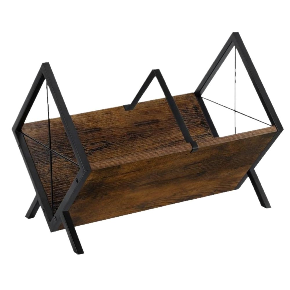 CWENZXDIA Vinyl Record Storage Retro Vinyl Record Storage Holder with Dividers for Albums Magazine Book Files Holder