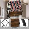 CWENZXDIA Vinyl Record Storage Retro Vinyl Record Storage Holder with Dividers for Albums Magazine Book Files Holder view 3