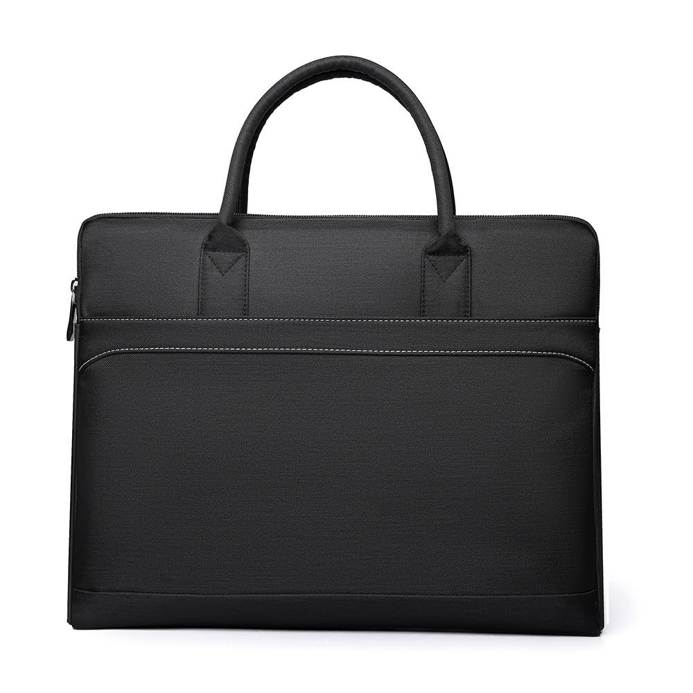 Briefcase Laptop Sleeve Case Durable Travel Laptop Bag HandBag Shockproof Protective Computer Cover Bag briefcases(Black)
