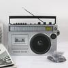 Portable Cassette Player Radio, Retro Cassette CD Player Boombox, AM/FM/SW Radio, Support SD/USB Input, for Family Gathering Travel view 1