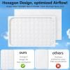 Silicone Gen 3 Cover, Protective Case for Starlink Gen 3 Standard/Residential Dish, Waterproof UV & Hail Resistant, Signal-Friendly Heat Dissipation, Easy Tool-Free Install (White) view 4