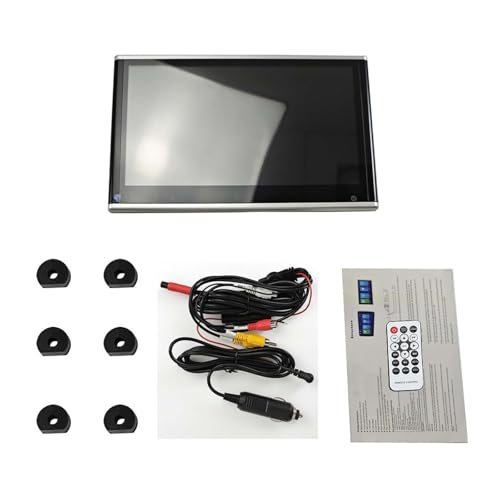 11.6" Cordless Car Headrest Monitors - 4K/1080P Touchscreen Video Players for Back Seat Entertainment, AV Input/Output, USB & TF Card Compatible, Perfect for Road Trips