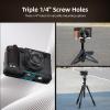 OURHZTB X100VI Handgrip Solid Wood L-Shape Grip with Quick Release Plate for Arca, Anti-Slid Handle Thumb Grip with Shutter Button Cap for FUJIFILM X100VI Camera Accessories (Black Ebony) view 4